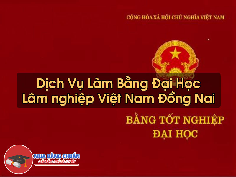 Làm Bằng Đại Học Lâm nghiệp Việt Nam Đồng Nai