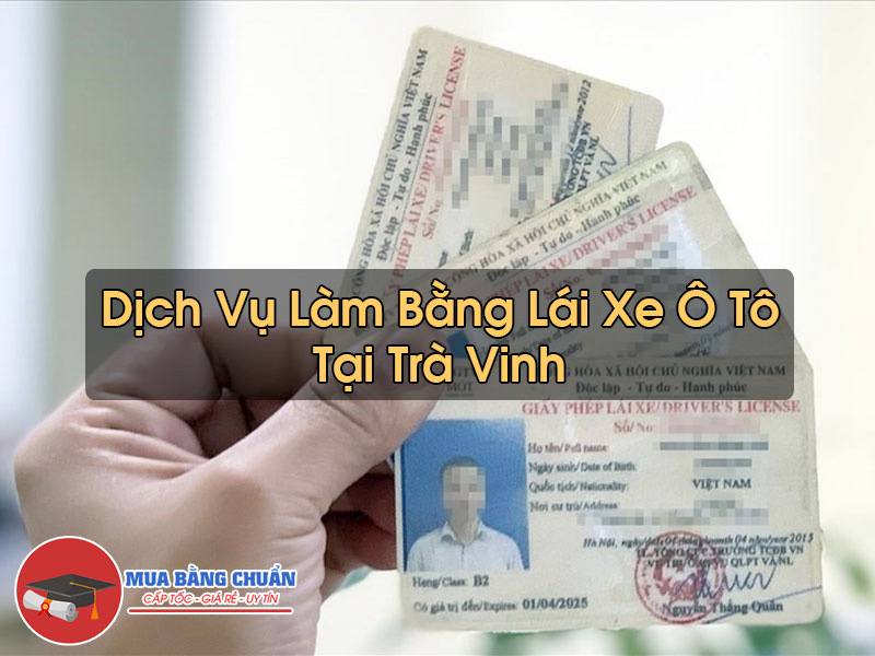 Lam Bang Lai Xe O To Tai Tra Vinh