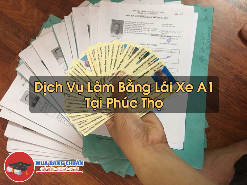 Lam Bang Lai Xe A1 Tai Phuc Tho