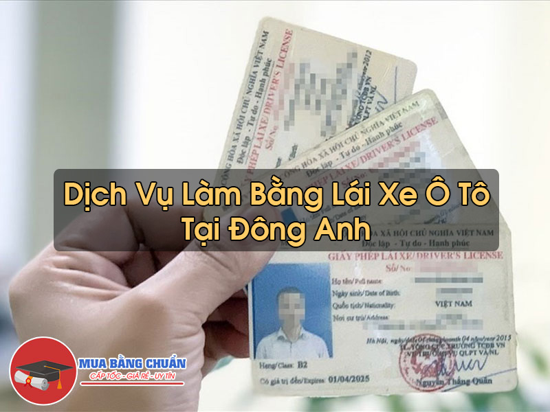 Lam Bang Lai Xe O To Tai Dong Anh