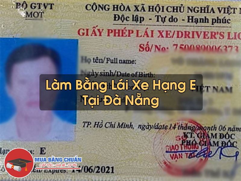 Lam Bang Lai Xe Hang E Tai Da Nang