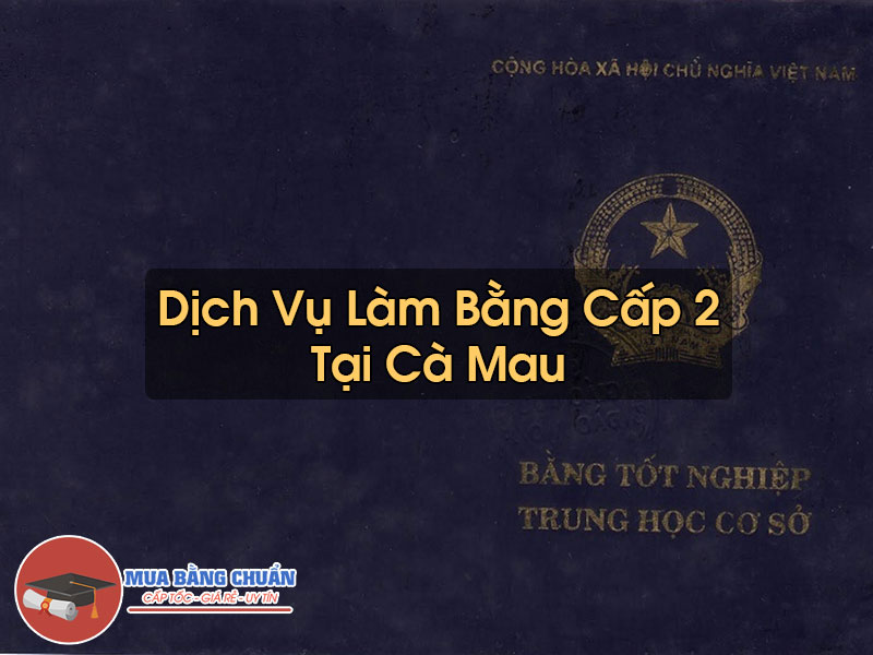 Lam Bang Cap 2 Tai Ca Mau