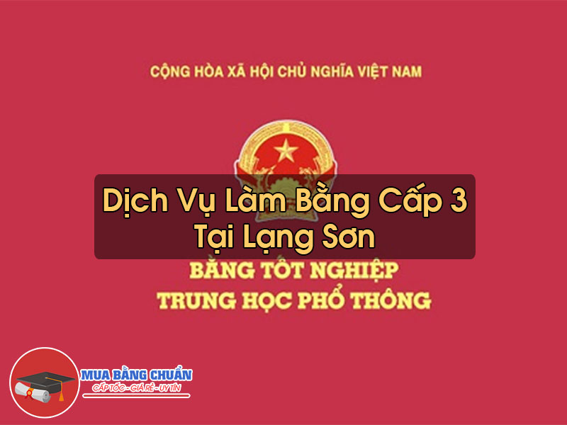 Lam Bang Cap 3 Tai Lang Son