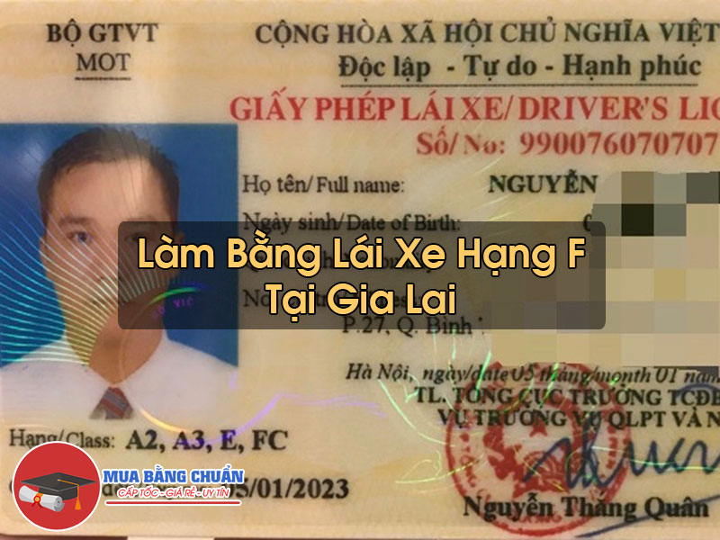 Lam Bang Lai Xe Hang F Tai Gia Lai